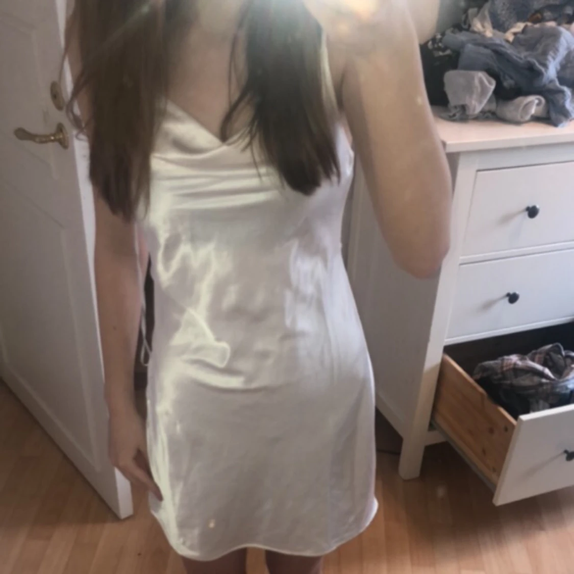 Vit klänning - 90