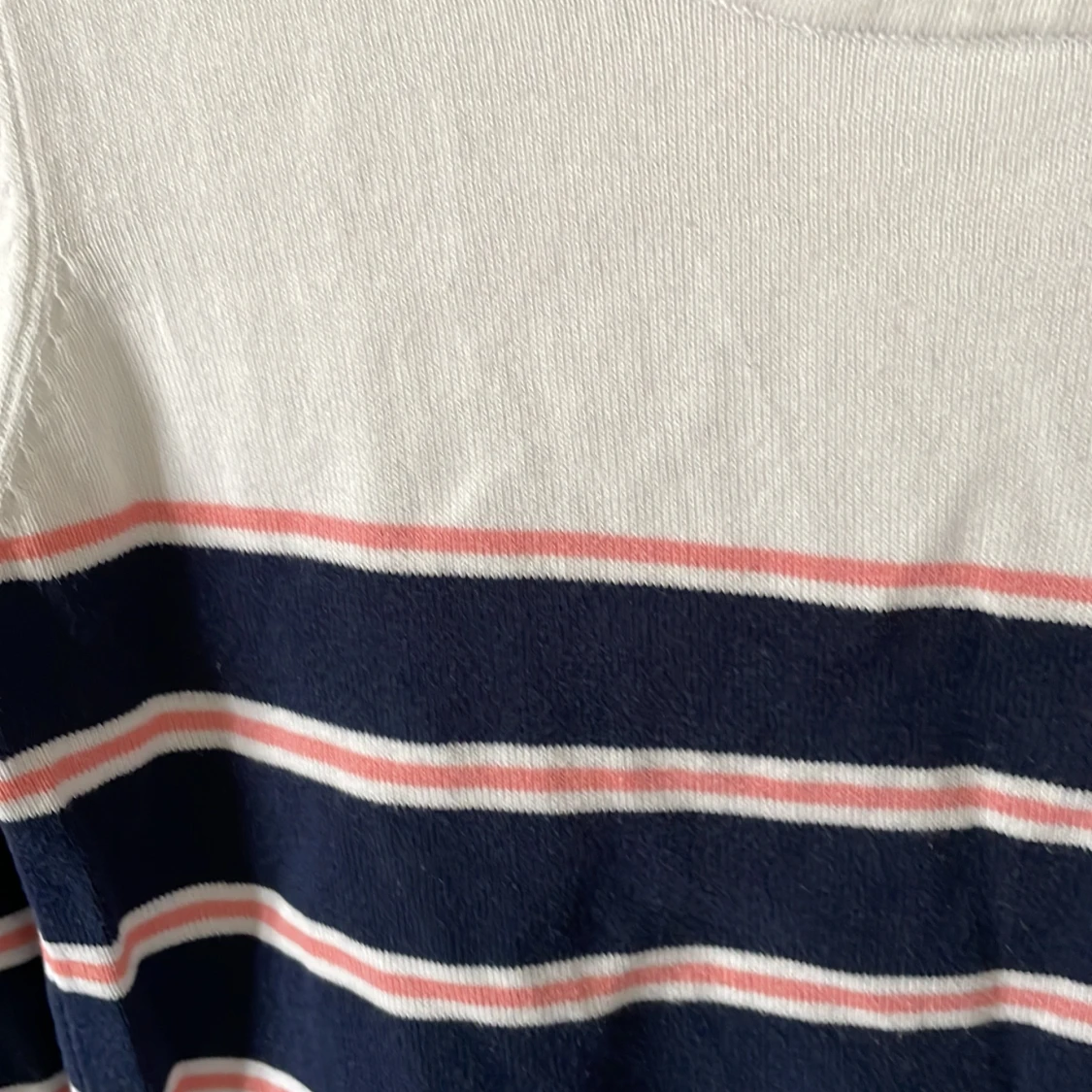 Bomullströja med trekvartsärm - 93