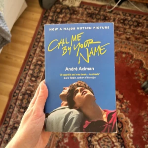 Call me by your name bok - Min favorit bok! Och film, har redan en bok men  fick  en till som jag ska sälja 🩷