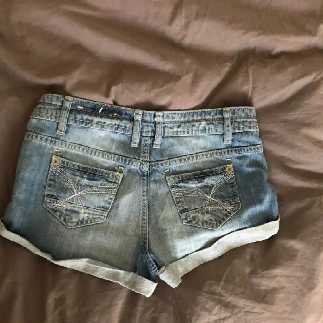 Lågmidjade jeans shorts  - 90