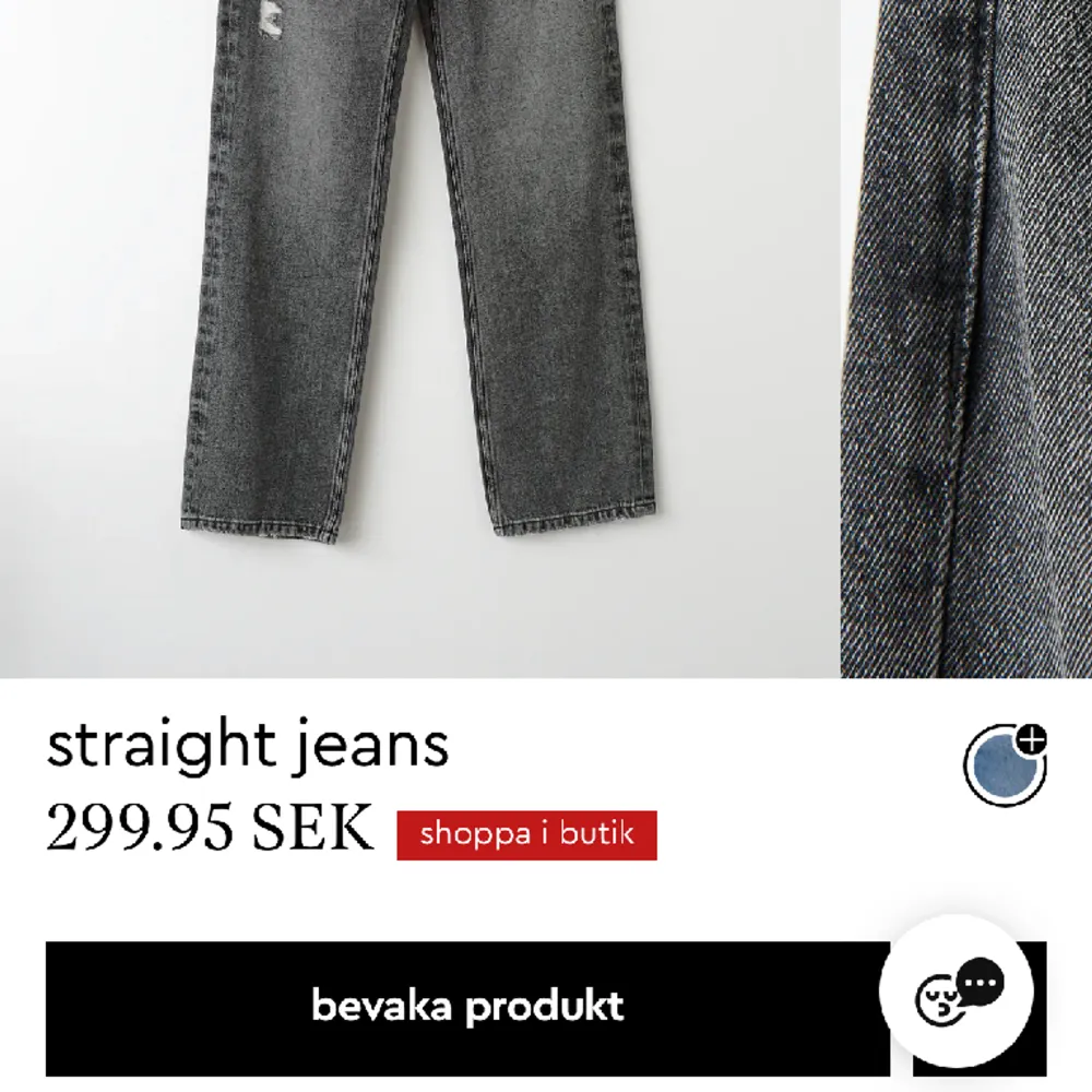 Säljer nu mina gråa jeans som just nu är slutsålda. Nypris 299.95 och säljer för 75 kr!. Jeans & Byxor.