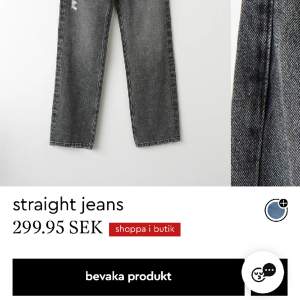 Säljer nu mina gråa jeans som just nu är slutsålda. Nypris 299.95 och säljer för 75 kr!
