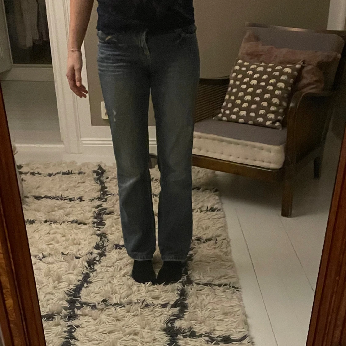 Lågmidjade jeans - 90