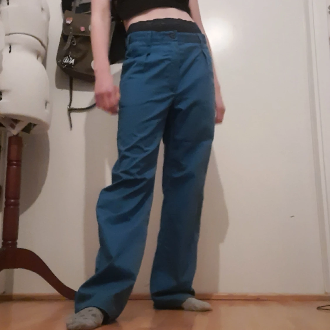Blå byxor