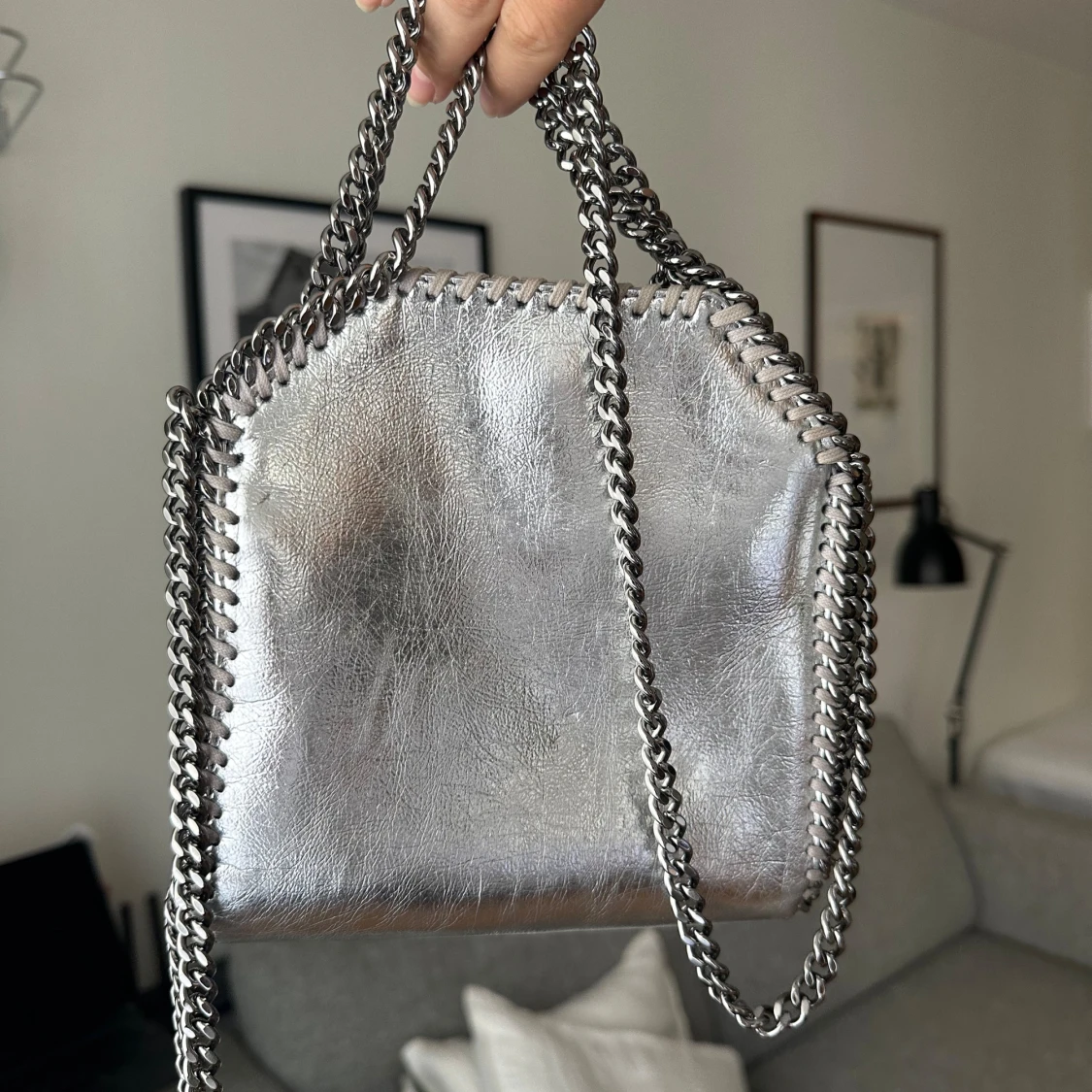 Silvrig Stella McCartney väska!