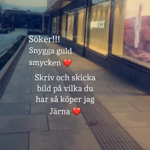 Söker! - Söker snygga guld smycken 