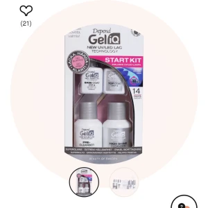 Depend gel IQ kit fullständigt. - Helt depend gel IQ kit! Använt ca 3 gånger. Nypris 500 kr. Utöver det skickar jag med två färger som har nypris 80kr st, ett i french pink och ett i en mörkgrön färg.  Allt i bra skick!  Allt för 300 kr.