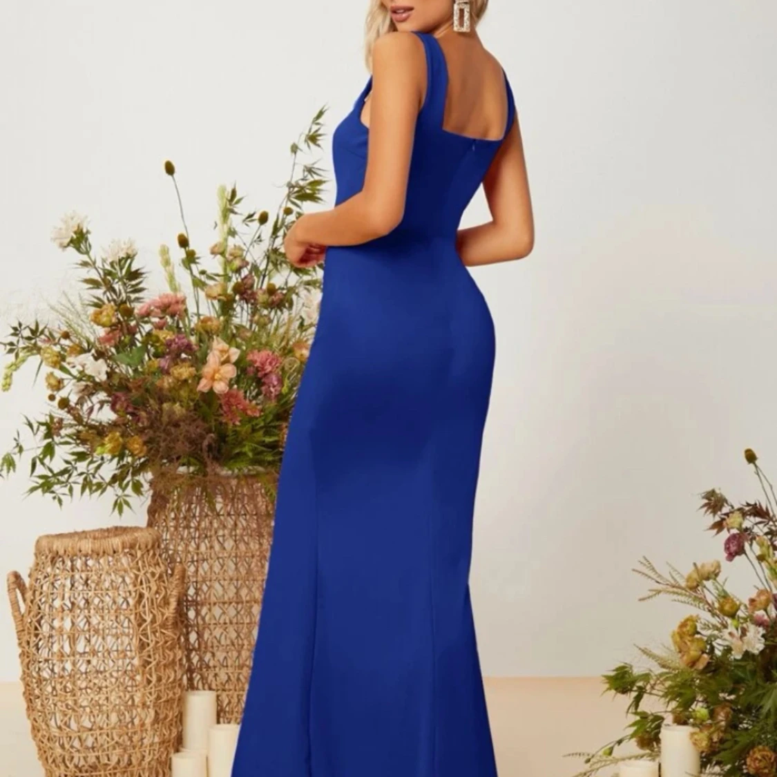 Marinblå klänning  - 90