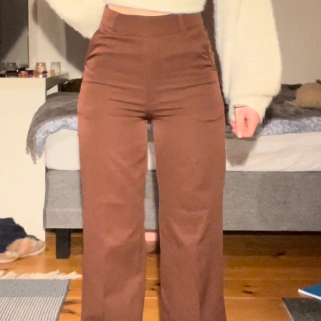 Bruna kostymbyxor🤎 - 90