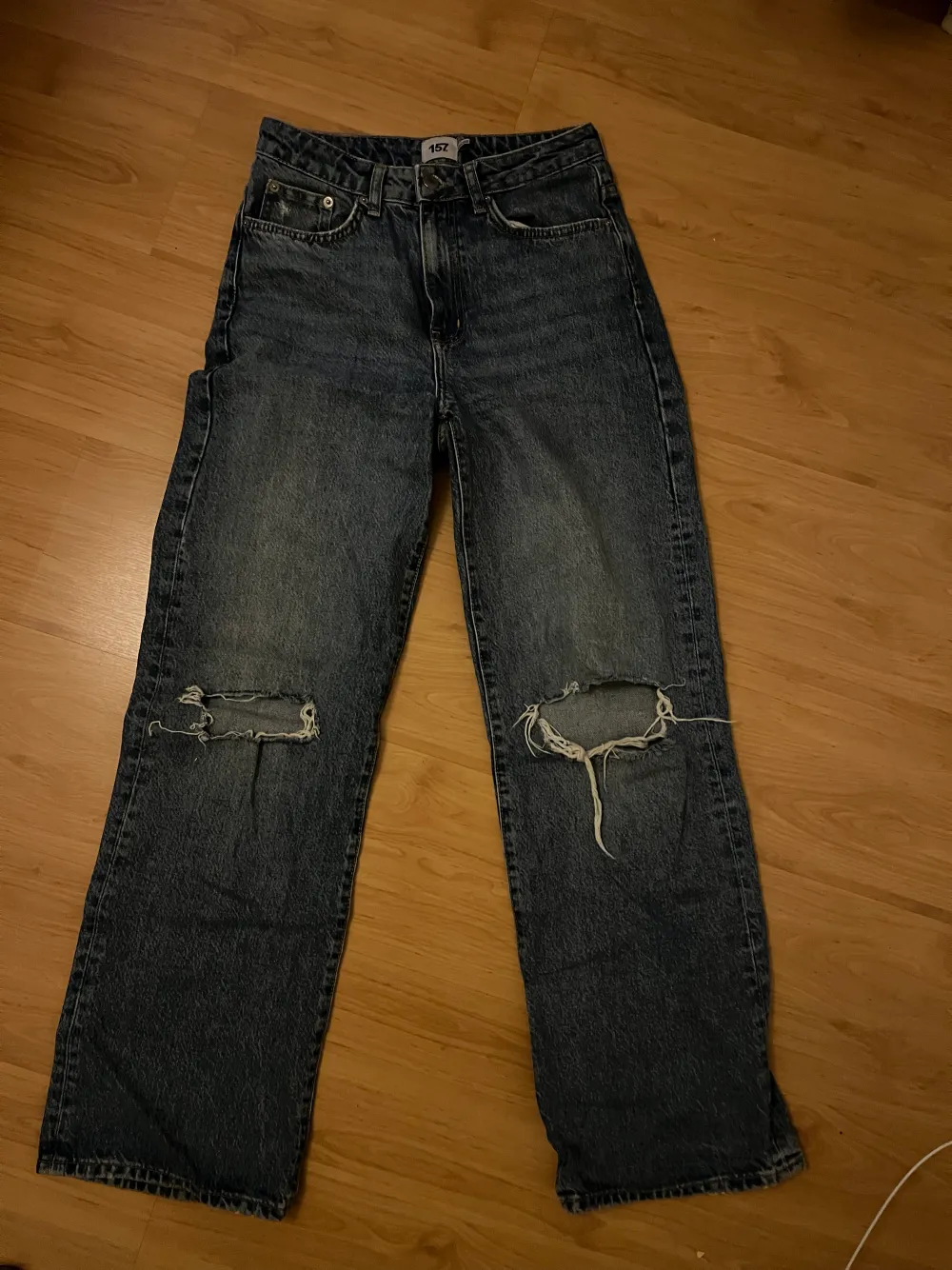 Mörkblå jeans från lager157 i storlek s! Modellen boulevard som inte verkar finnas att köpa längre. Använda men i väldigt bra skick.. Jeans & Byxor.