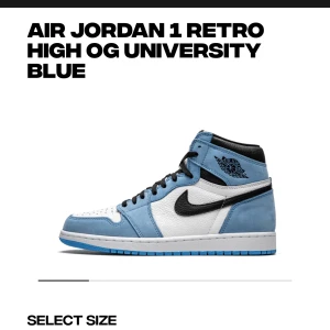 Jordan 1 Blue university  - använt skick men fortfarande fina, skriv privat för fler bilder🩷nypris över 5000kr