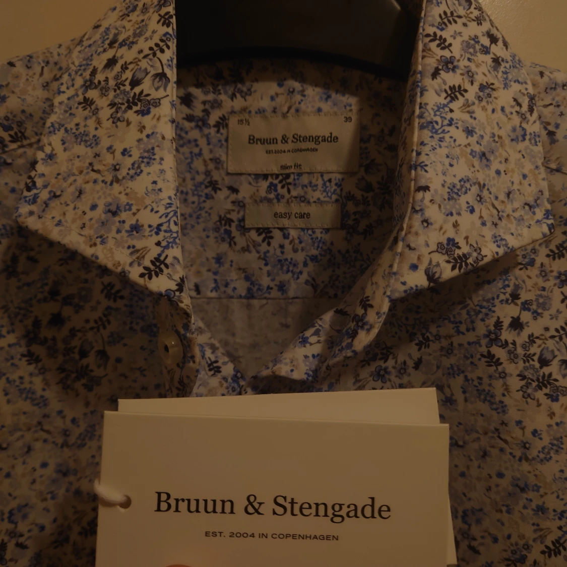 Ny Bruun & Stengade skjorta slimfit  - 90