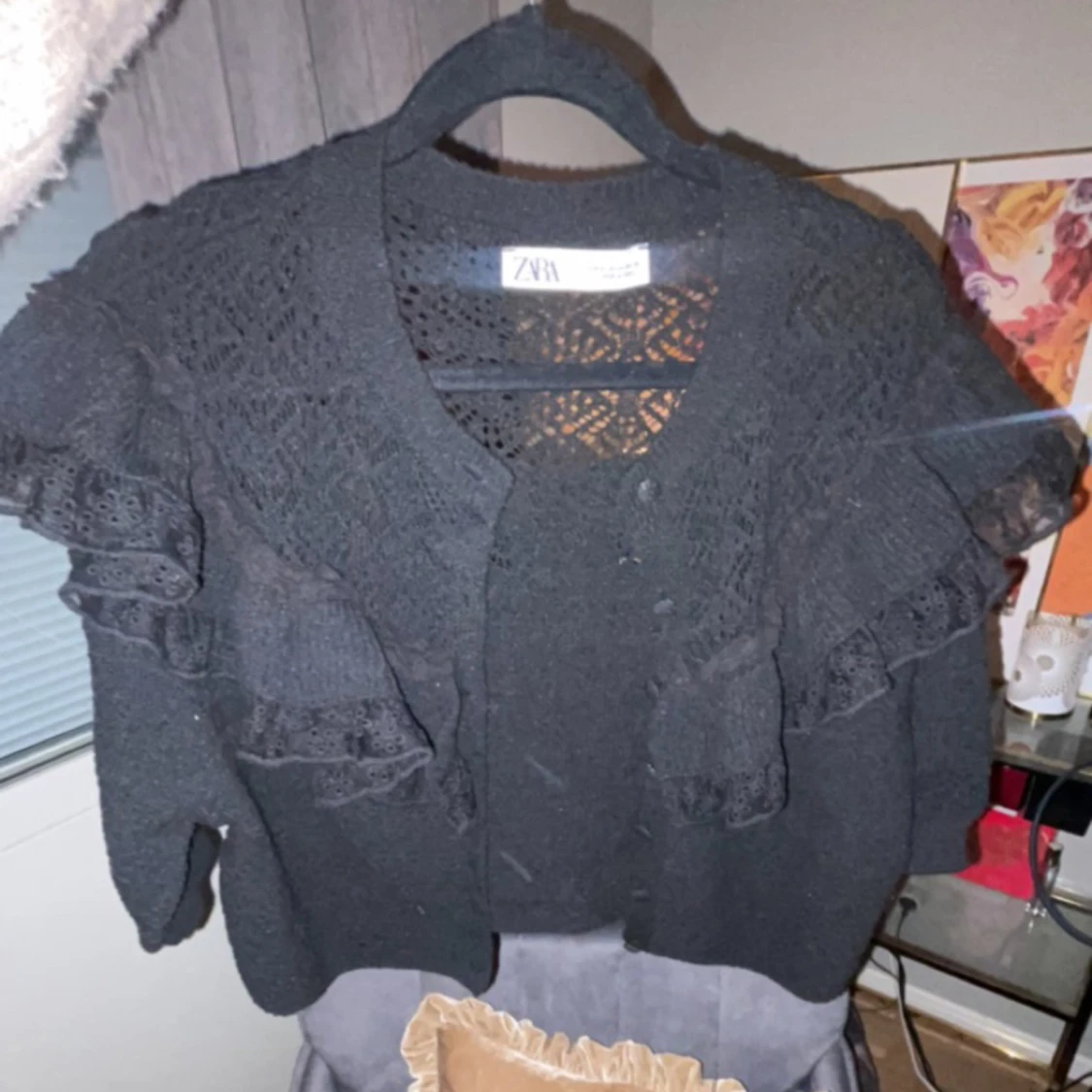 Trekvartsärmad kofta