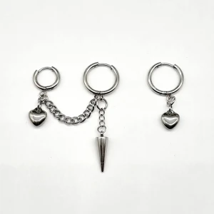 Handgjorda örhängen  - Handgjorda örhängen ●Material- rostfritt stål●Gjord i bra kvalitet 💎Örhängeskrokar -rostfritt stål .☆☆ 3st- 160/par☆☆Längd - 5cm och 3cm [Frakt 15kr]