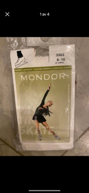 Konståkningsstrumpyxor/tights utan fot - Konståkningsstrumpyxor/tights utan fot,  Bambustrumpbyxor  Från Mondor  Färg: caramel, 3303 Storlek 8-10 (121-145 cm)  100kr (nypris: 249 kr) 