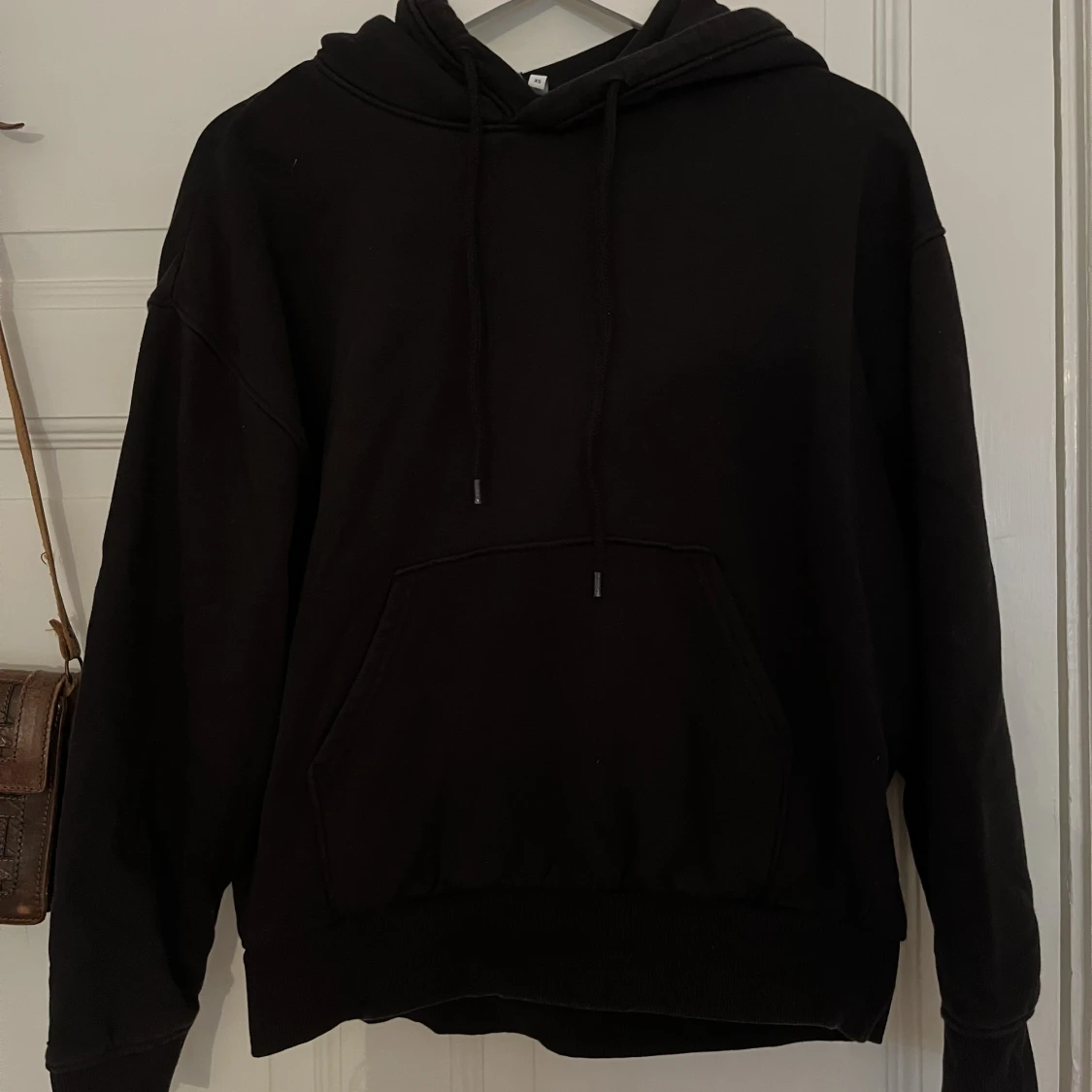 Svart hoodie 