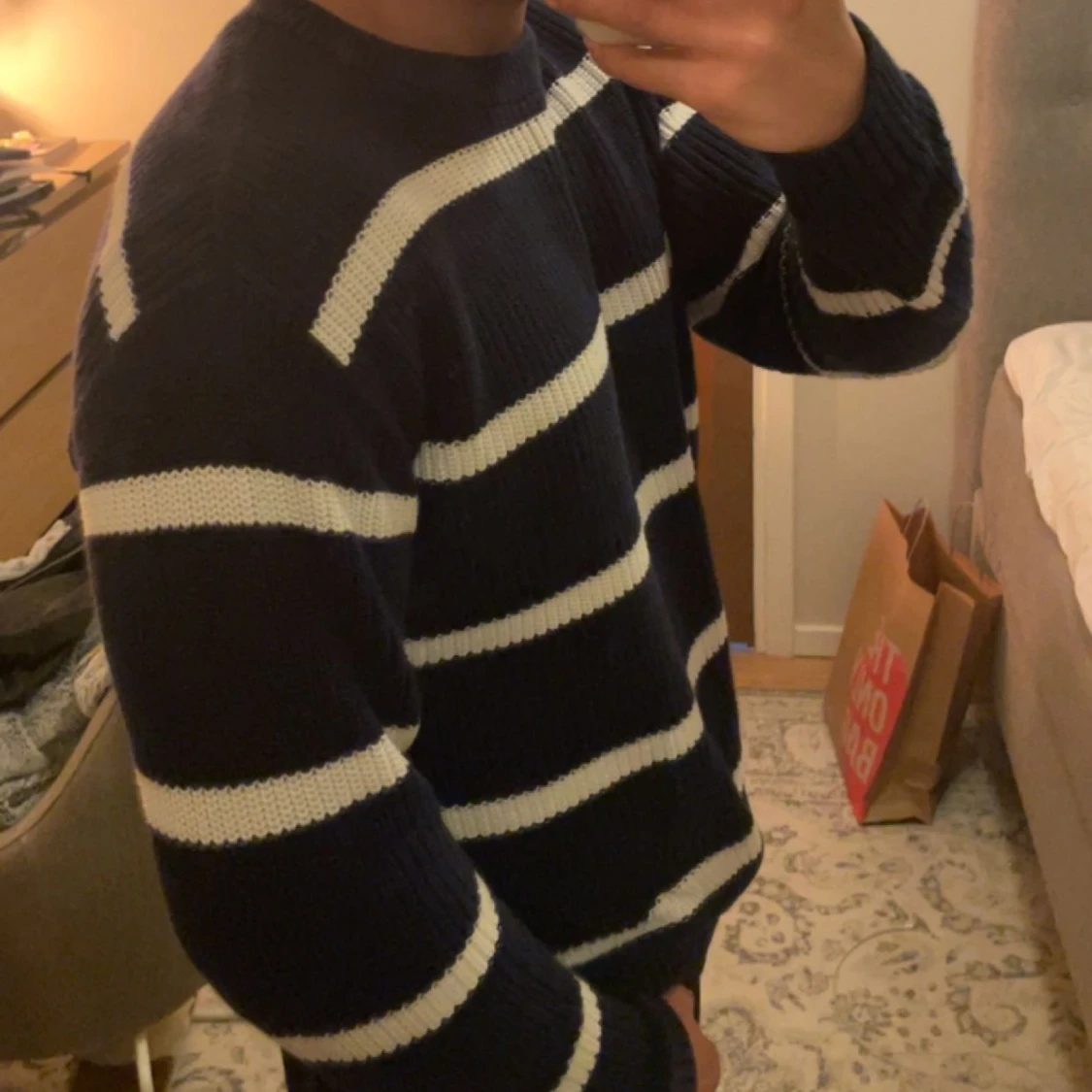 Stickad Tröja  - 90