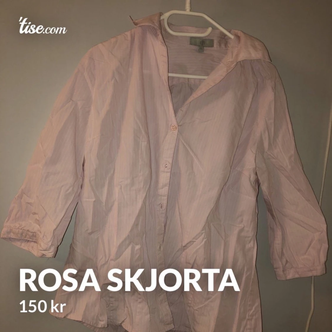 Rosa skjorta