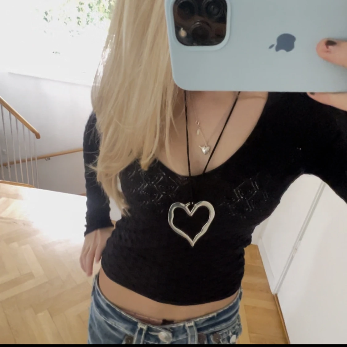 Långärmad festtopp - 90