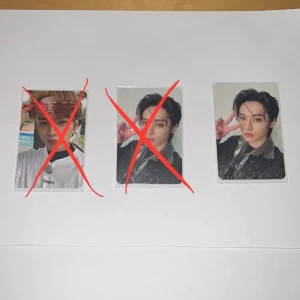 Stray kids Lee Know - Hej, säljer eller tradear gärna dessa officiella Lee Know photocards. Om ni vill tradea gör jag det mot vilket Bangchan kort som helst😊Pris 50kr/st, men det går att förhandla. Rött x (❌) betyder att den är såld. 