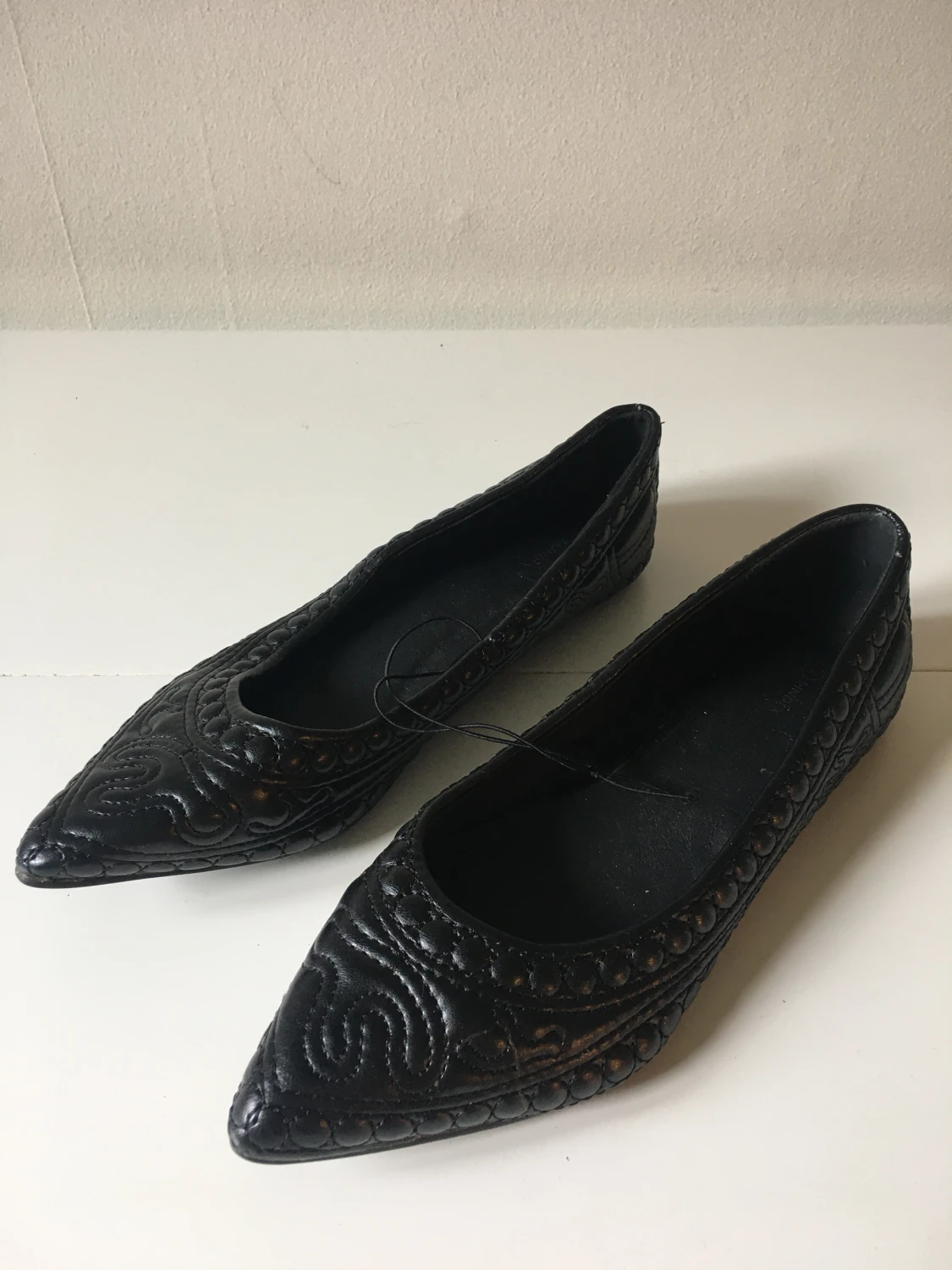 Svart ballerina med snyggt mönster