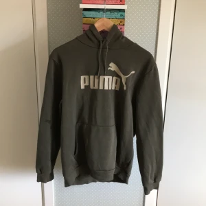 Hoodie - Säljer min gröna puma hoodie som är i storleken L