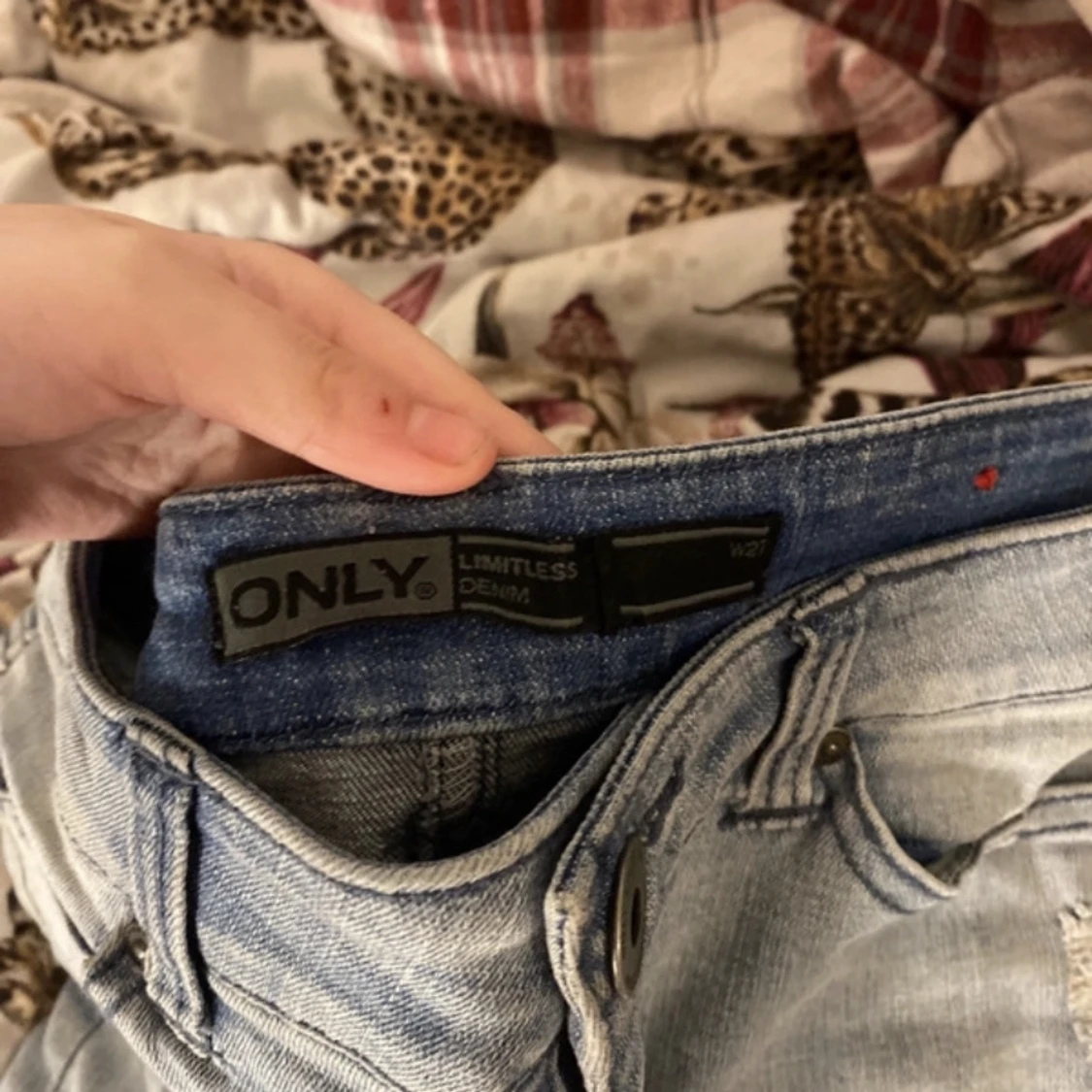 Jeans kjol kort  - 91