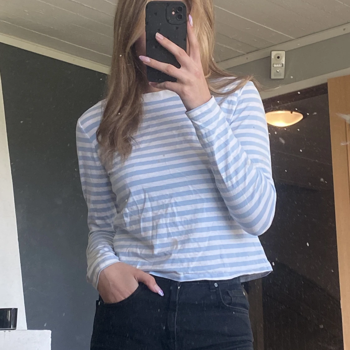 Söt randig tröja! - 90