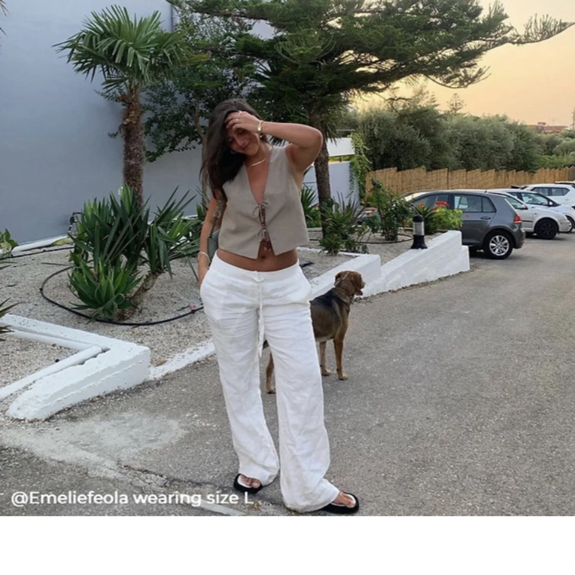 Alobha Linen Pants - 90