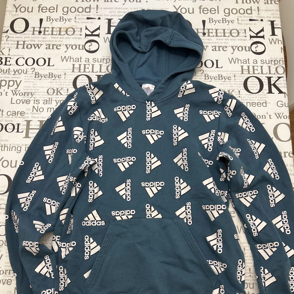 Adidas Hoodie Blå - 90