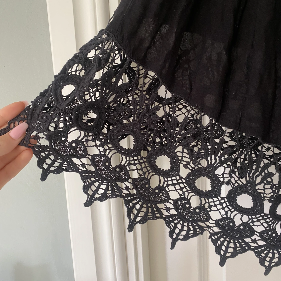 Linne med spets - 90