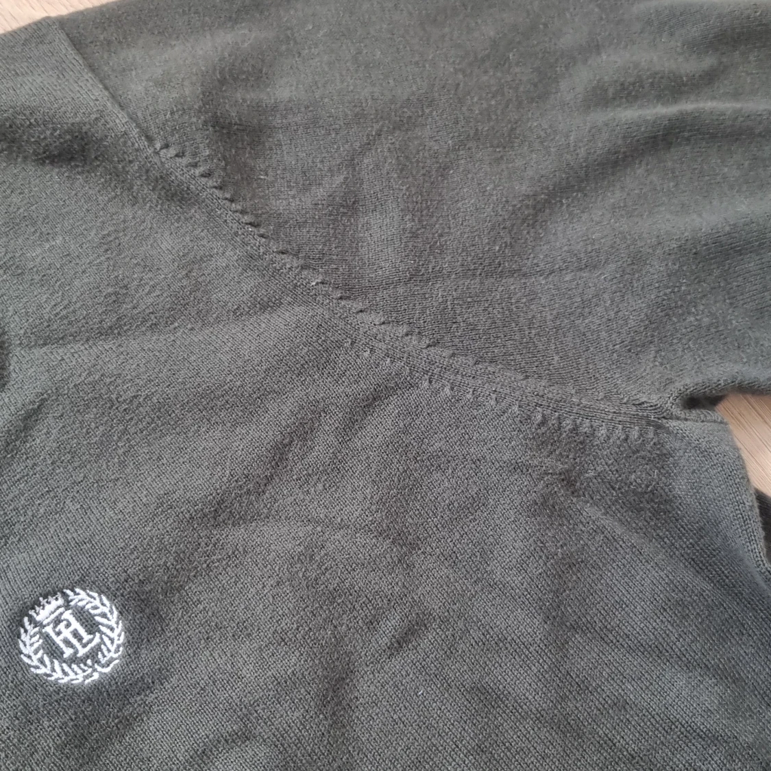 snygg grön stickad tröja