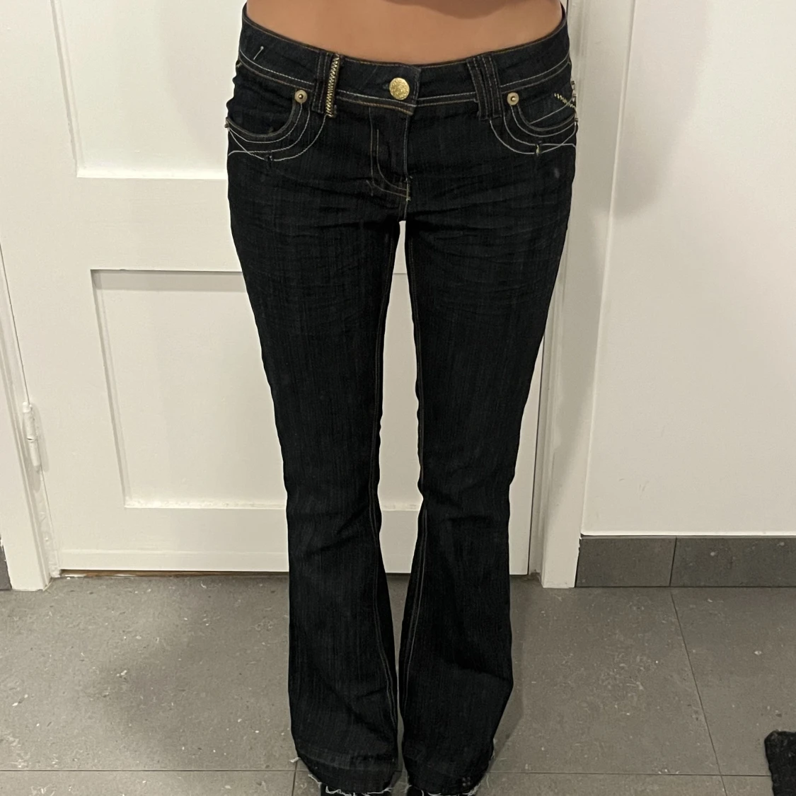Lågmidjade jeans