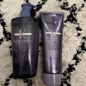 Schampo & balsam  - Nytt & oanvänt schampo (500ml) & balsam (250ml) från kérastase. 400kr  Nypris 881kr!