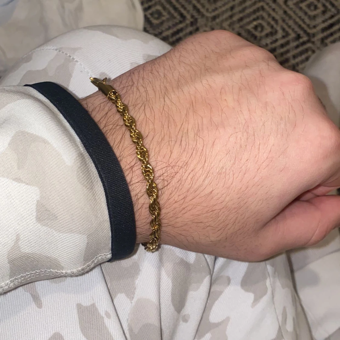 guldpläterad cordell armband - 90