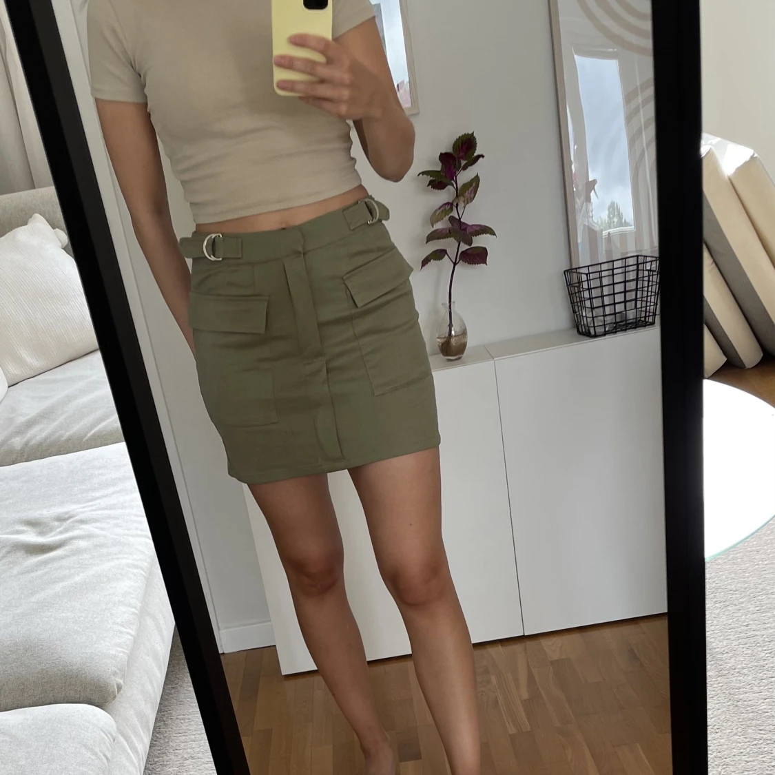 Grön kjol från Pull & Bear