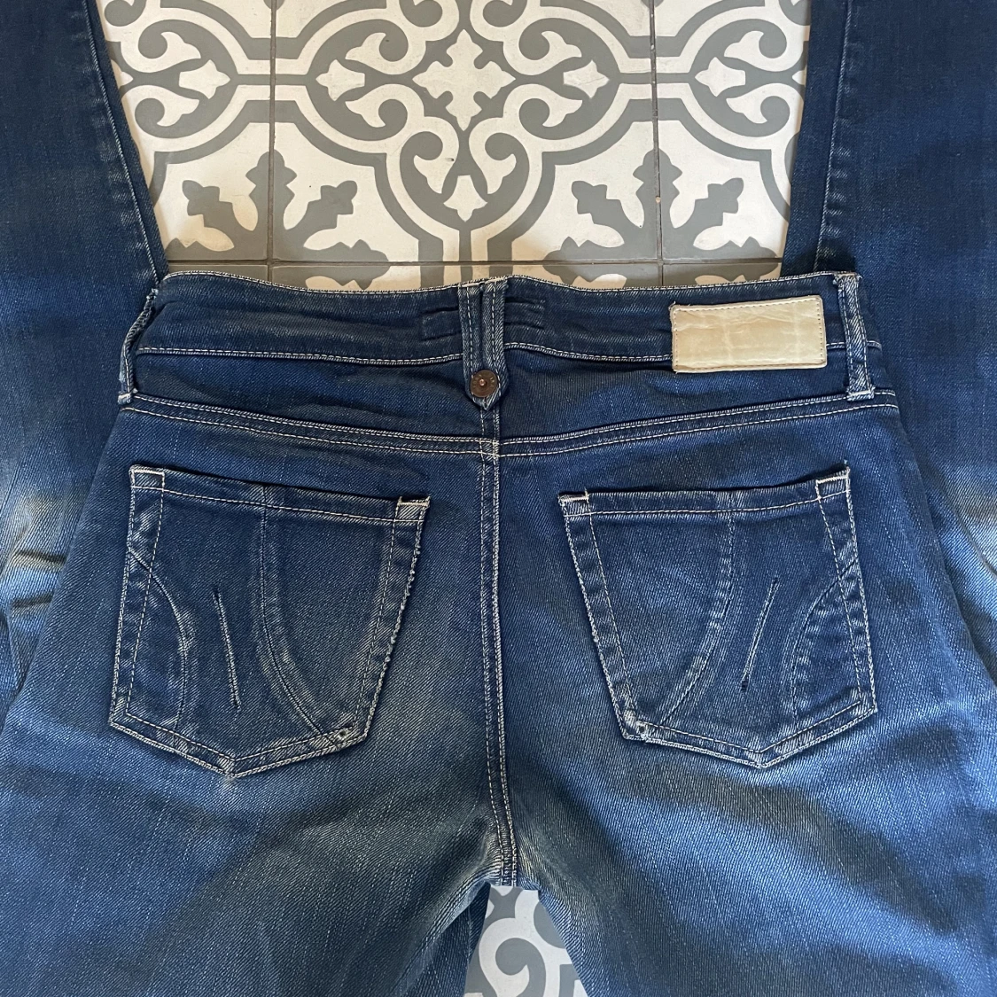 Lågmidjade vintage jeans 