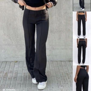 Lågmidjade kostymbyxor från Madlady  - Säljer dessa lågmidjade kostymbyxor från madlady ❤️ använd få gånger! Nypris är 650 kr ❤️❤️ storlek 34 short 