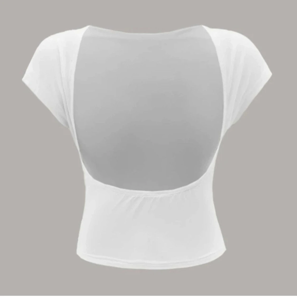 Topp med öppen rygg