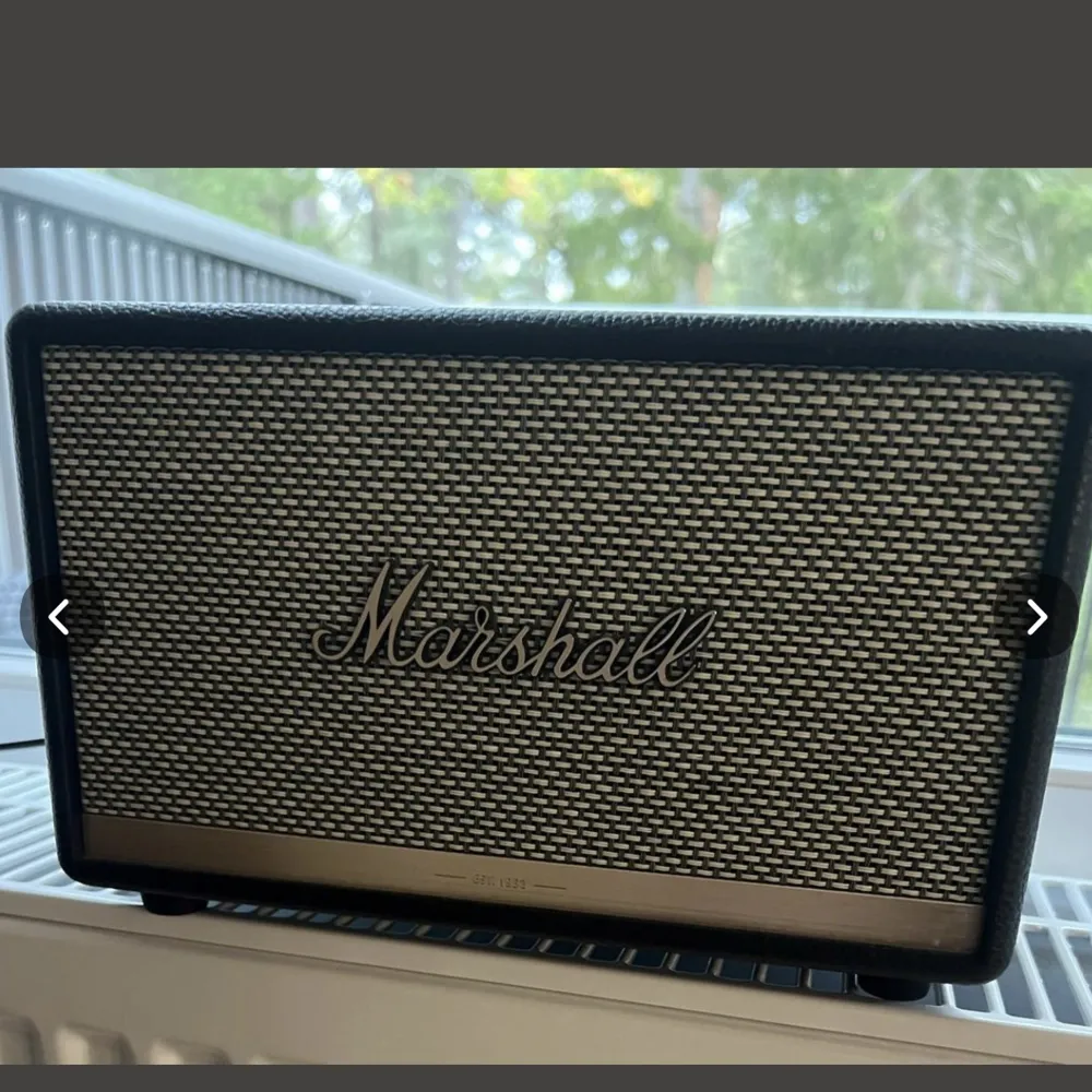 MARSHALL ACTON II BT BLUETOOTH-HÖGTALARE - SVART  Mycket gott skick. . Övrigt.