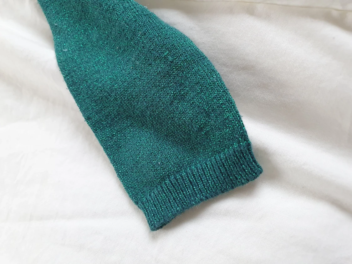 Bebis kofta, glitter grön, hema, stl 62 - 90