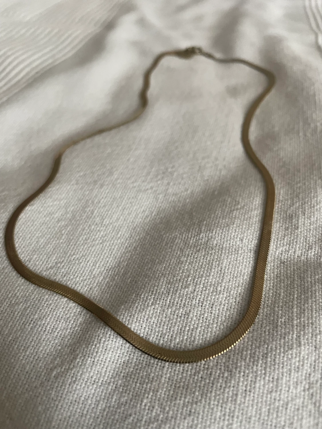 Edblad herringbone guld halsband 