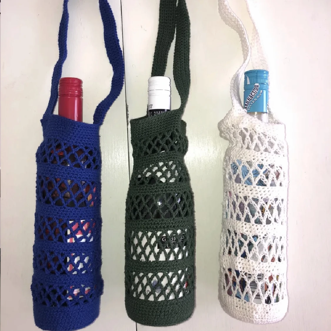 Virkad vinväska  - 90