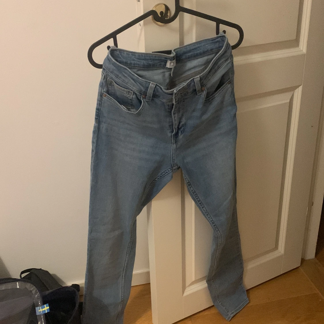 Mörkblåa barn jeans i st 170