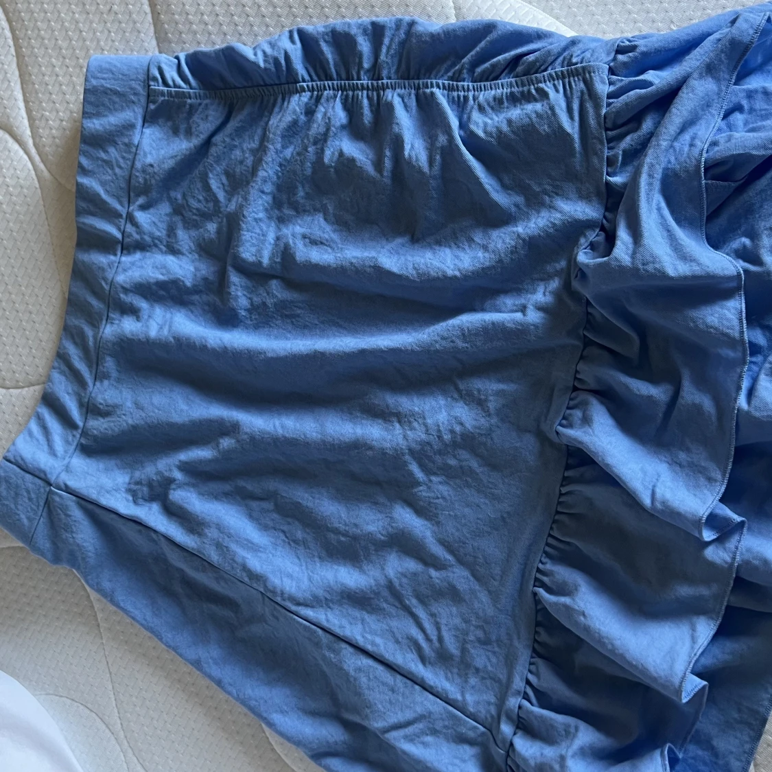 Blå volangkjol - 91