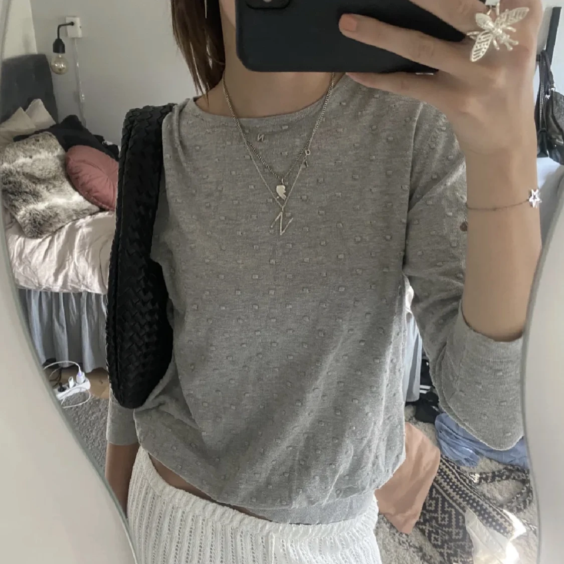 Trekvarts ärmad tröja - 91