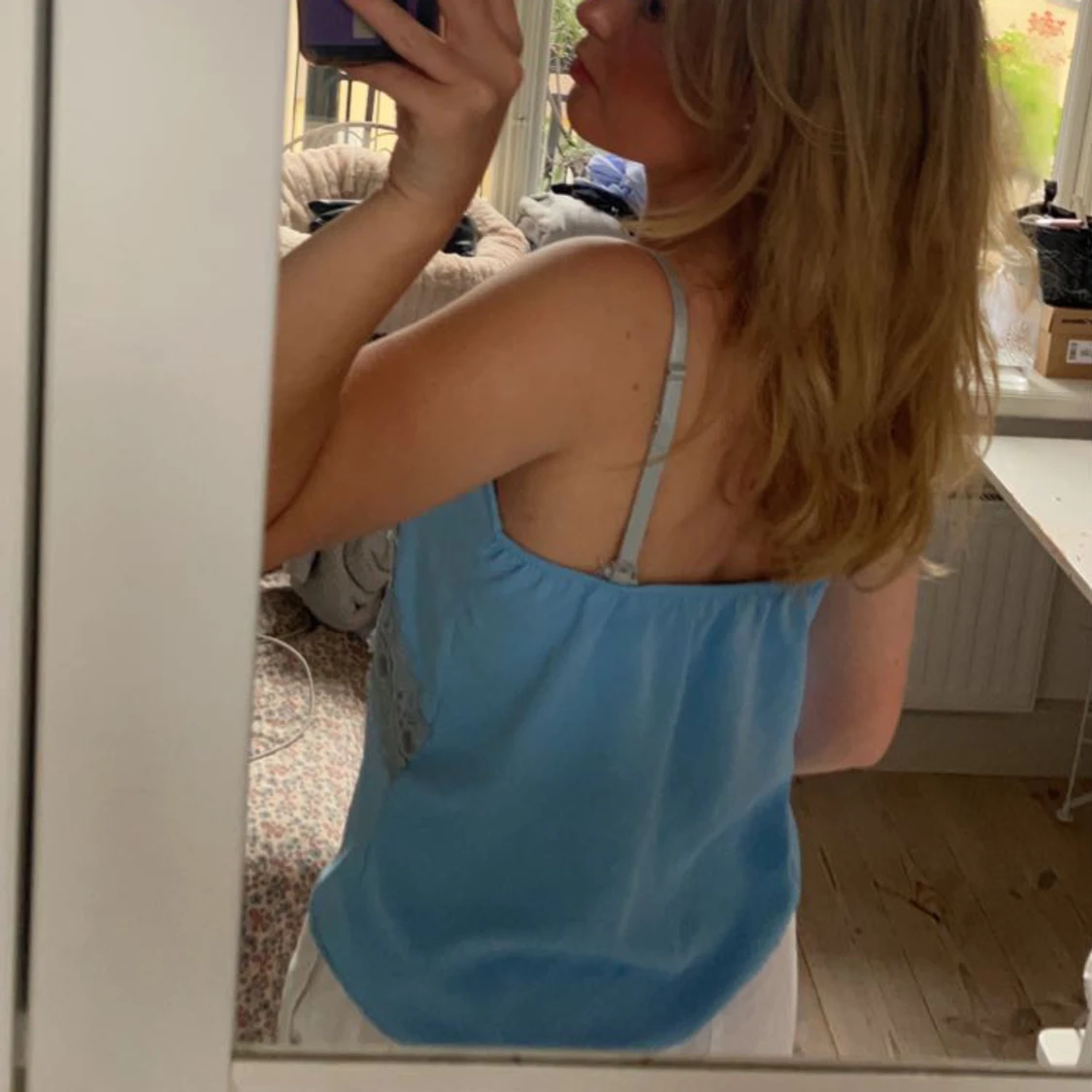 Blått spettslinnne  - 91