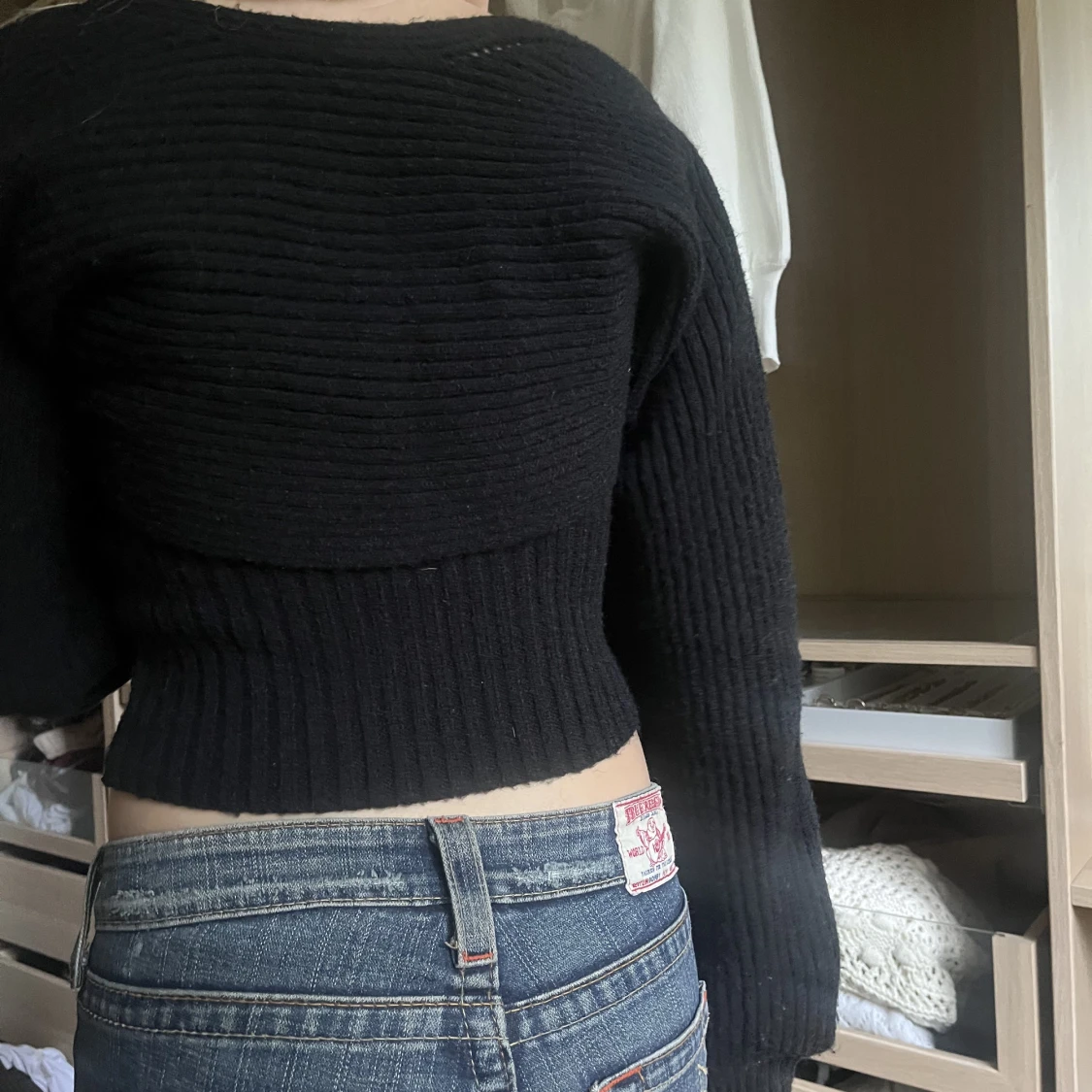 svart linne med kofta - 91