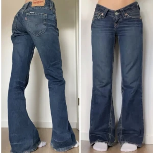 Lågmidjade Levis jeans - Vintage Levis jeans köpte här på plick men som tyvärr va försmå för mig (inte mina bilder) sitter som en XS