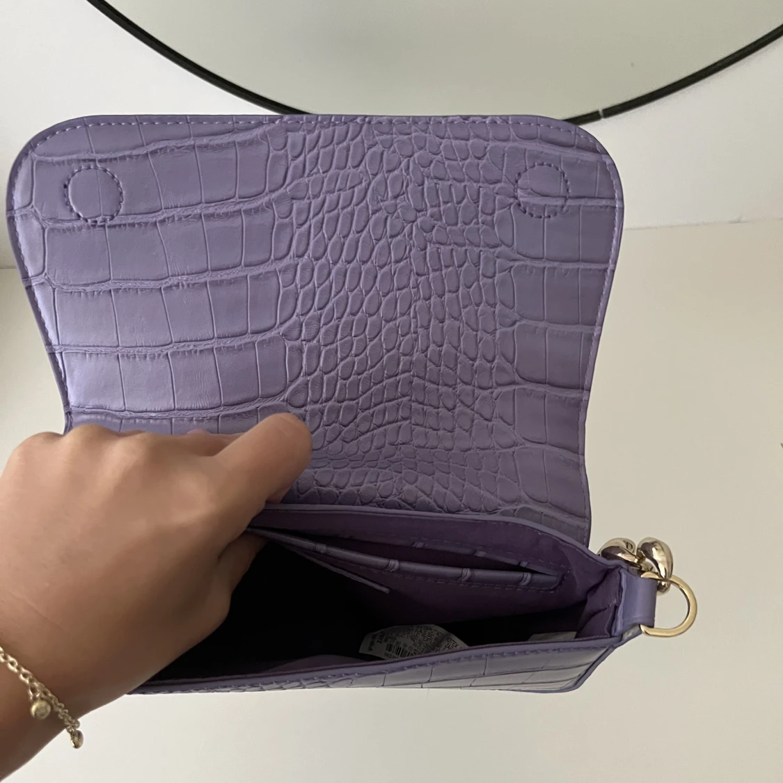 Lila axelväska från Zara - 91